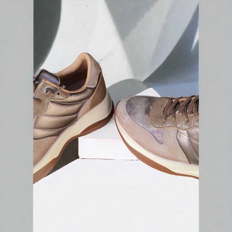 Women Calzaro Lace-up shoes|Sneakers|Casual | Casual Sneaker Shoes 2712 Taupe