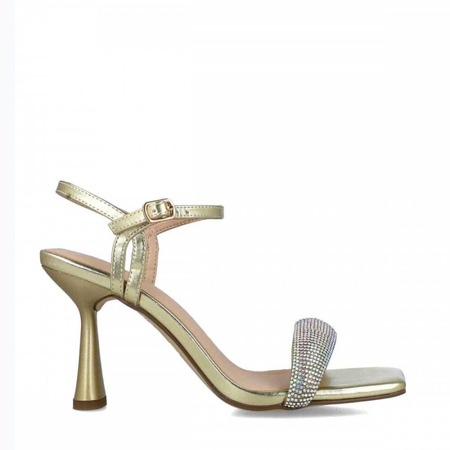 Women Calzaro Heeled shoes | Sandals 23800 Lyra Gold