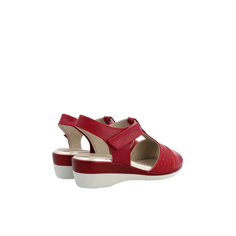 Women Calzaro Sandals|Comfort | Sandal 6610 Red