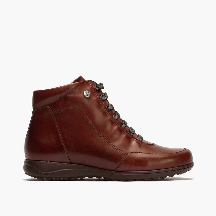 Women Calzaro Comfort|Casual|Boots and Ankle Boots Women|Low Boots and Ankle Boots | Women's Elastic Ankle Boots 2711 In Bordeaux