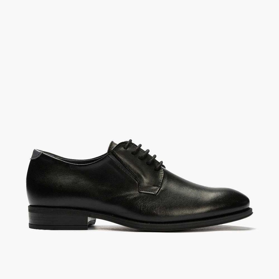 Men Calzaro Lace-up shoes | Blucher Men's Shoe With Laces 112 Black