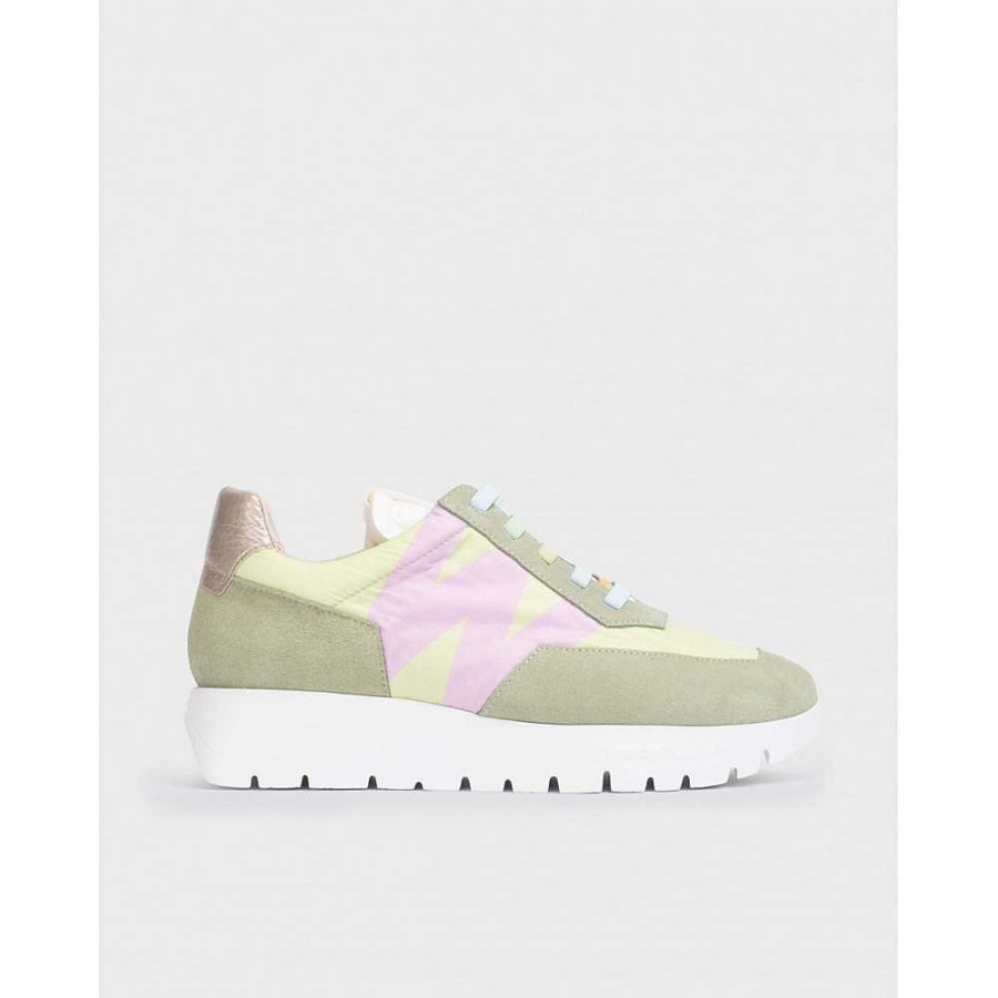 Women Calzaro Sneakers | Sports 2422 Odisei Green