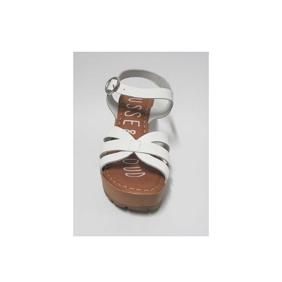 Women Calzaro Sandals | White Sport Tonic Heeled Sandal