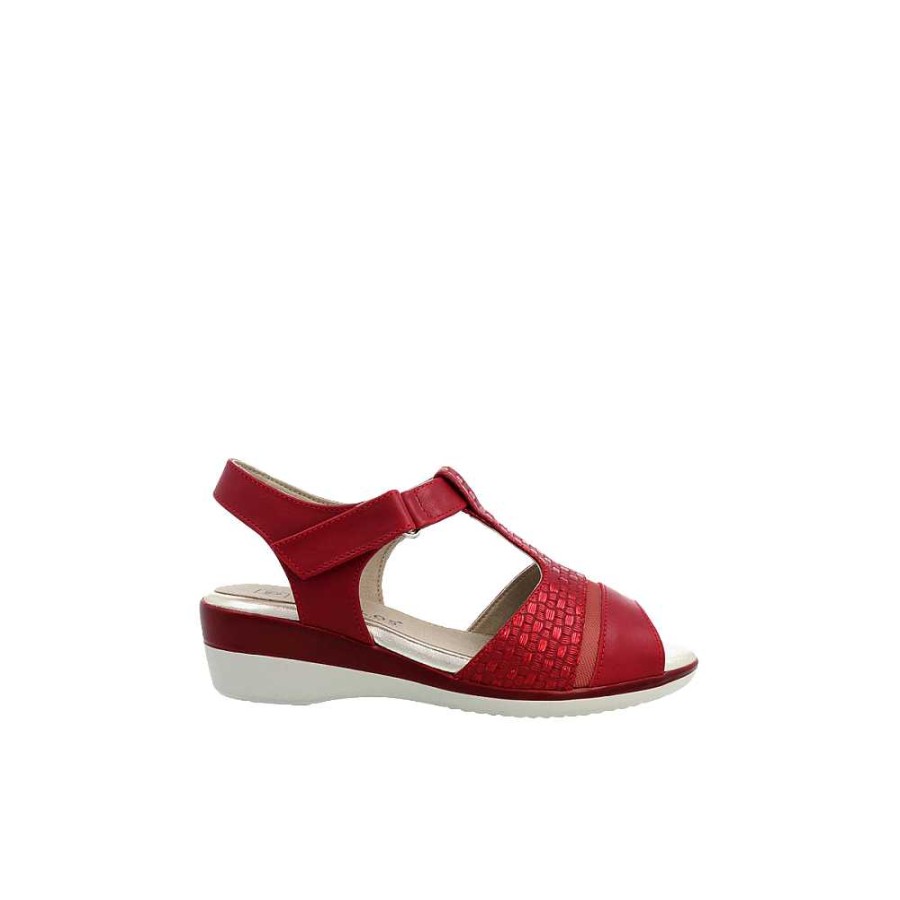 Women Calzaro Sandals|Comfort | Sandal 6610 Red