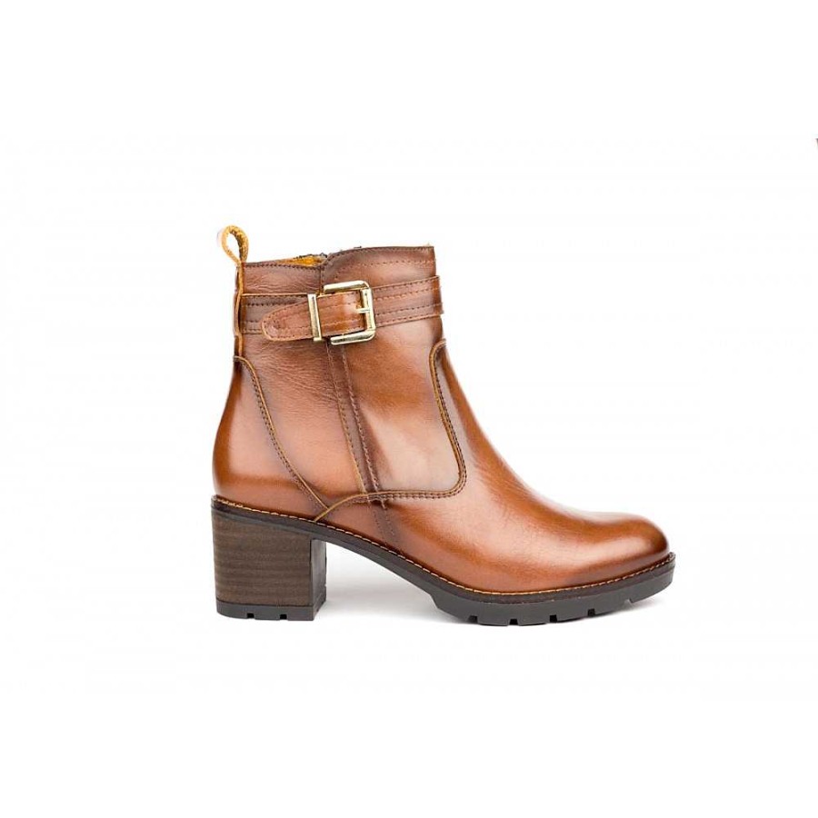 Women Calzaro Women's Boots and Ankle Boots | Rosy 15 Diana Siena Brown Ankle Boot