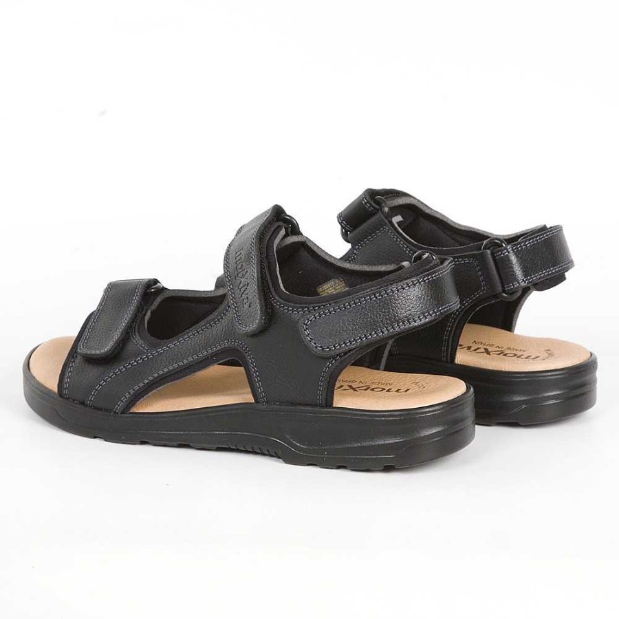 Men Calzaro Sandals | Comoda Sandal 37008 Black