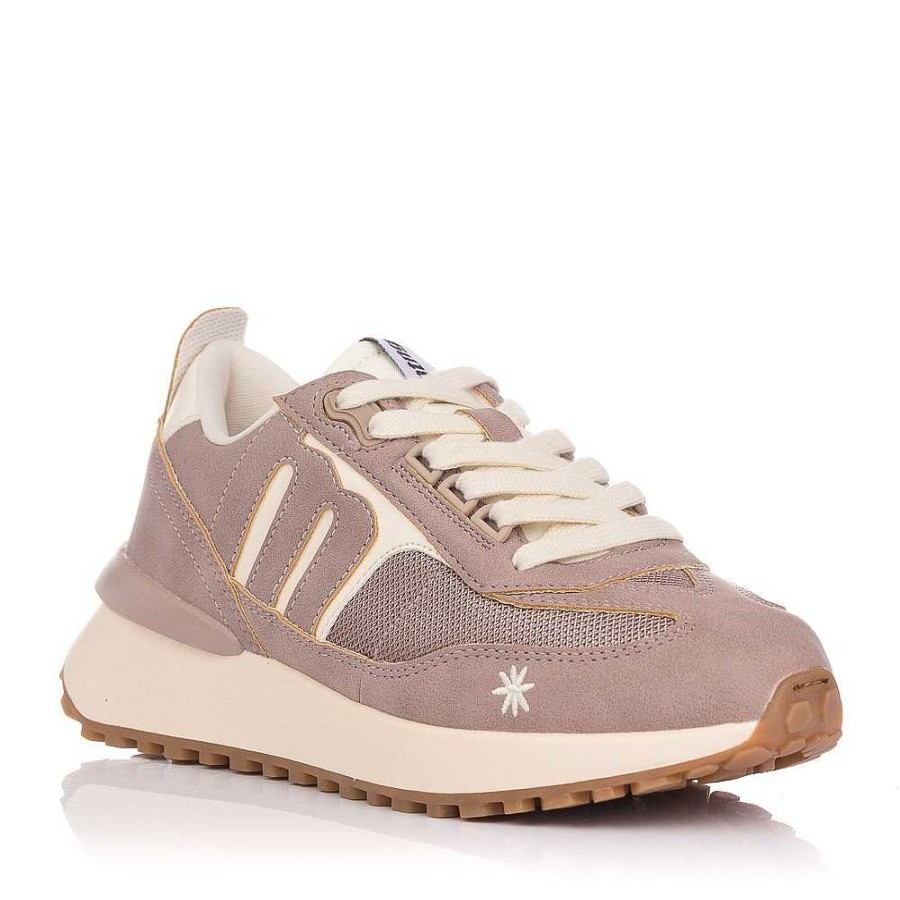 Women Calzaro Sneakers | Qamar 60274 Taupe Sports Shoes