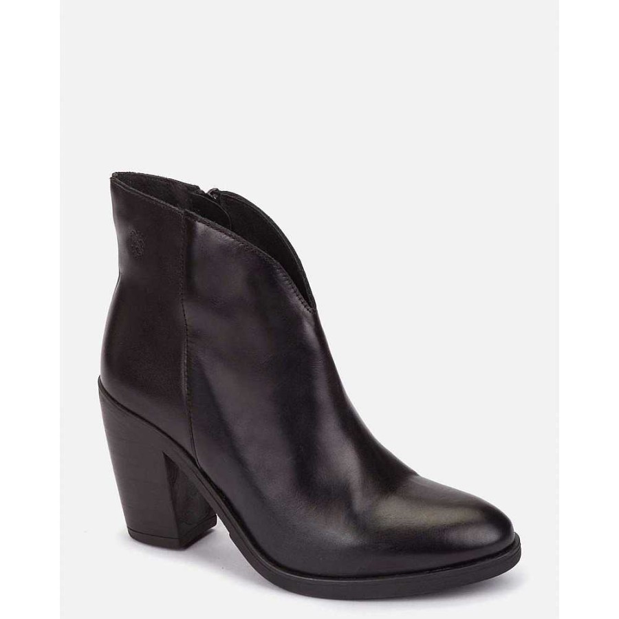 Women Calzaro Cowboy Boots|Women's Boots and Ankle Boots | Botin 004 Tours Negro