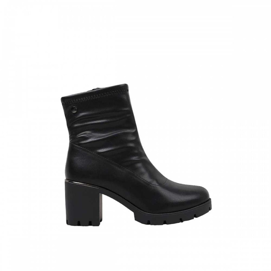 Women Calzaro Low boots and ankle boots | Booty Lycra Napa Heel 23261 Black