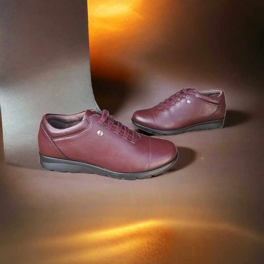 Women Calzaro Lace-up shoes|Loafers|Comfort | Women's Shoe 1415 Bordeaux