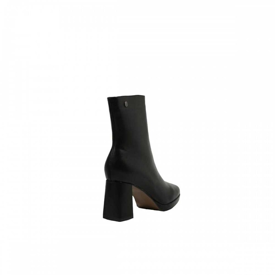 Women Calzaro Women's Boots and Ankle Boots|Low Boots and Ankle Boots | Bootin Smooth Napa Platform 23187 Black.