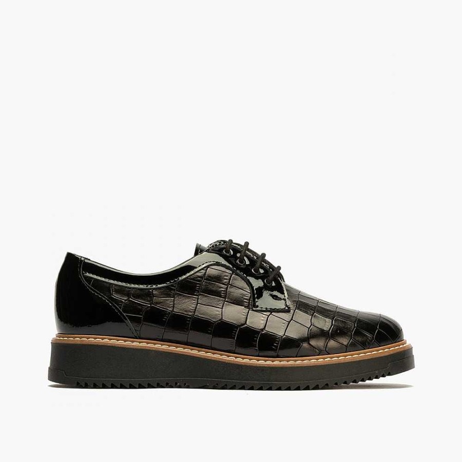 Women Calzaro Lace-up shoes|Comfort|Casual | Blucher Laces Low Crib Woman 5391 Black