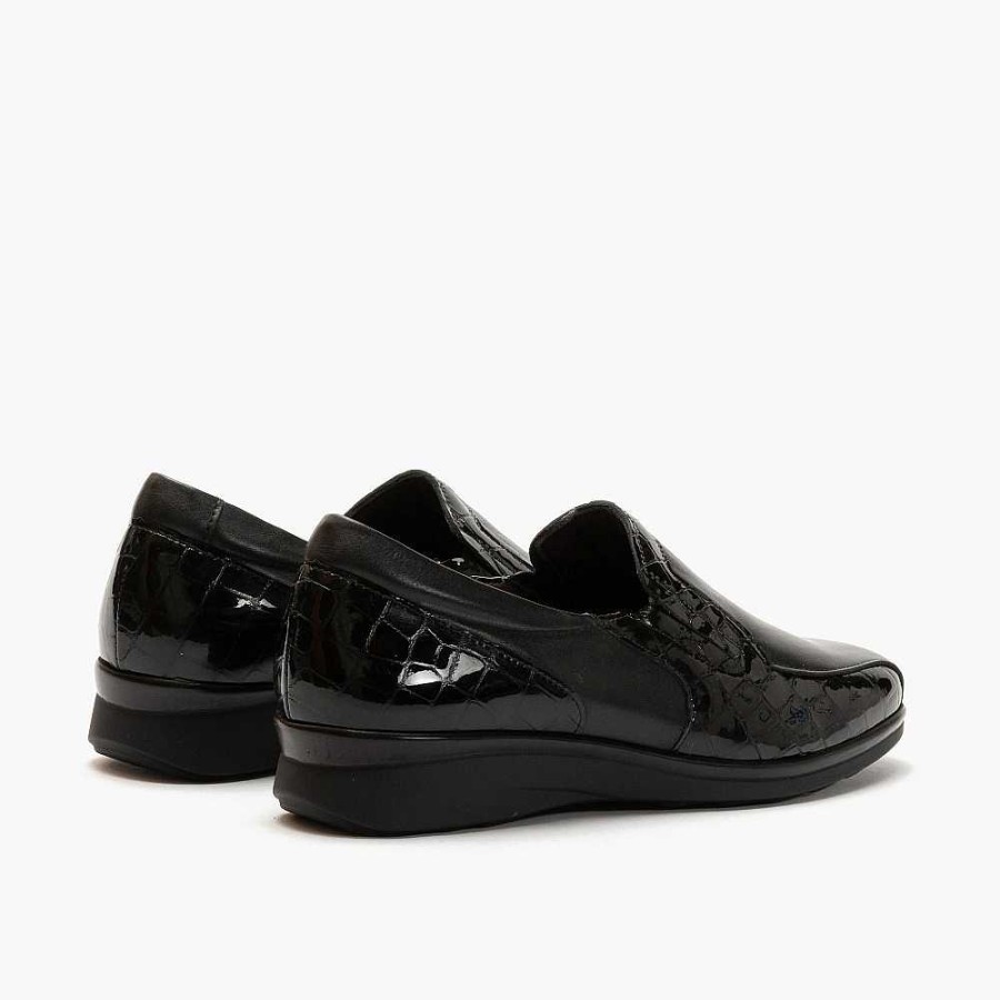 Woman Calzaro Comfort | Manoletina Mocasin 1002 Black