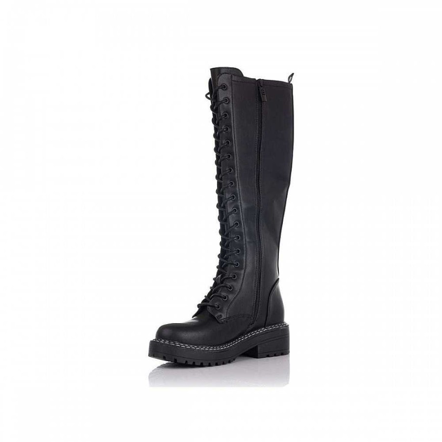 Women Calzaro Low boots and ankle boots|High boots | High Boot Laces 50163 Black