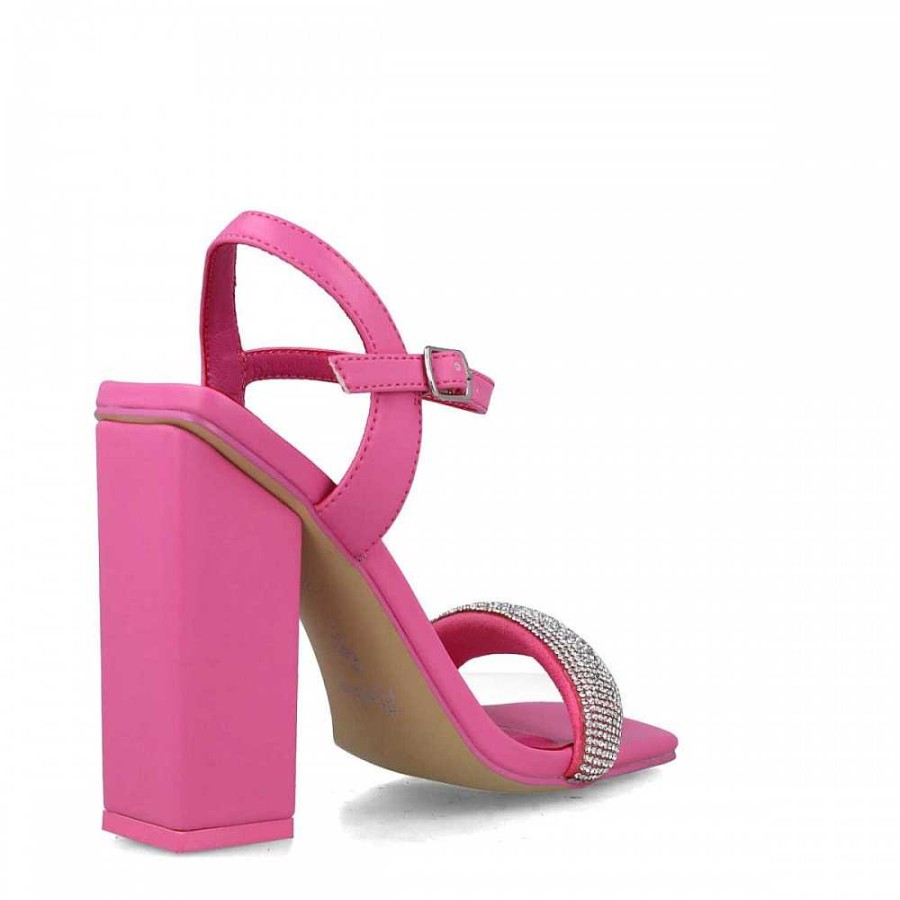 Women Calzaro Heeled shoes | Sandal 23799 Lynx Fuxia