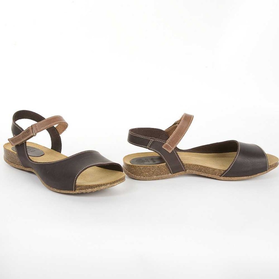 Women Calzaro Bios Sandals | Sandal 4458 Mocha.