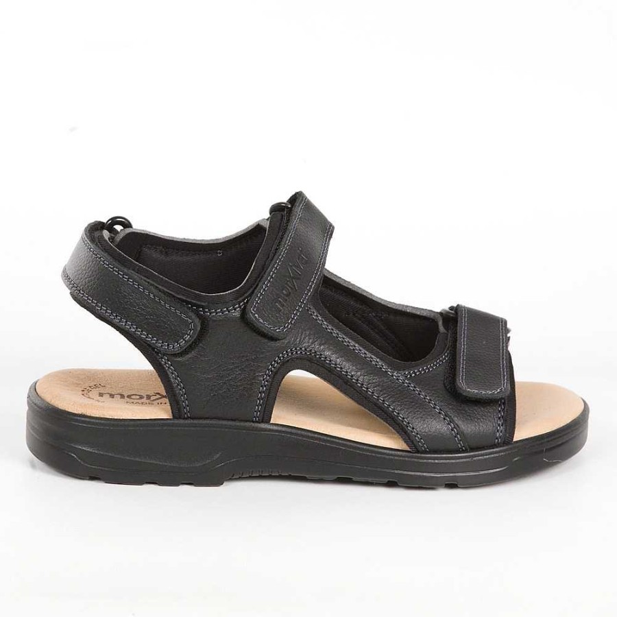 Men Calzaro Sandals | Comoda Sandal 37008 Black