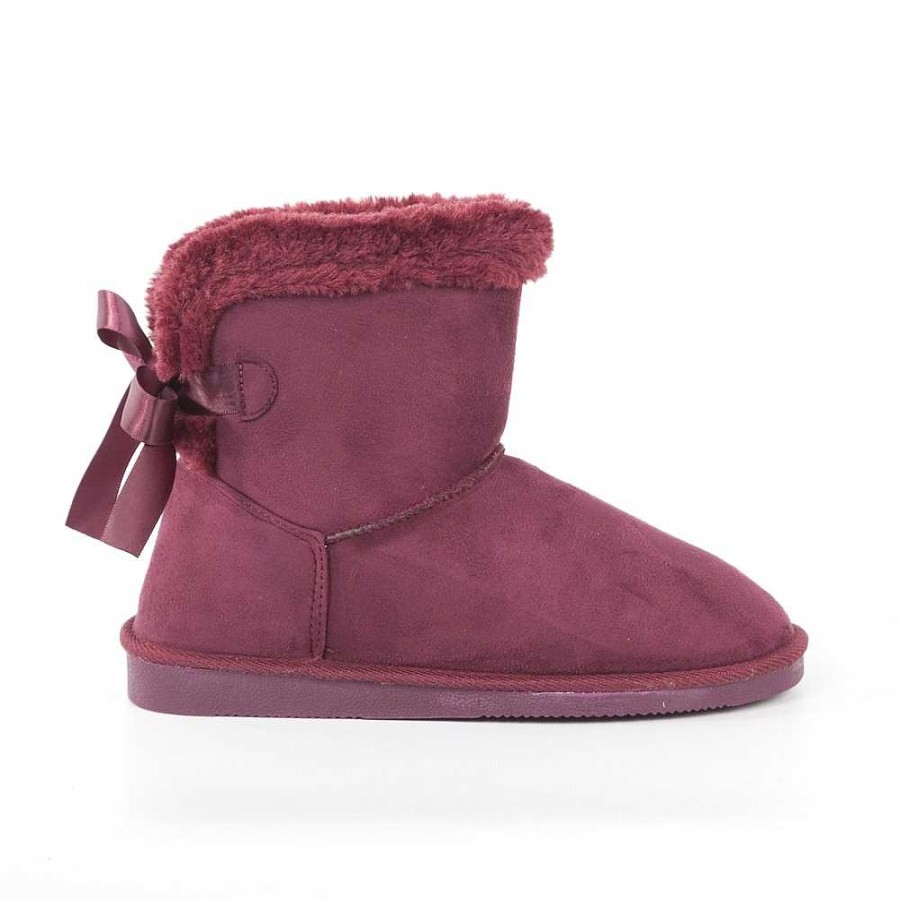 Women Calzaro Fur boots | Fur Boot 192 Burgundy