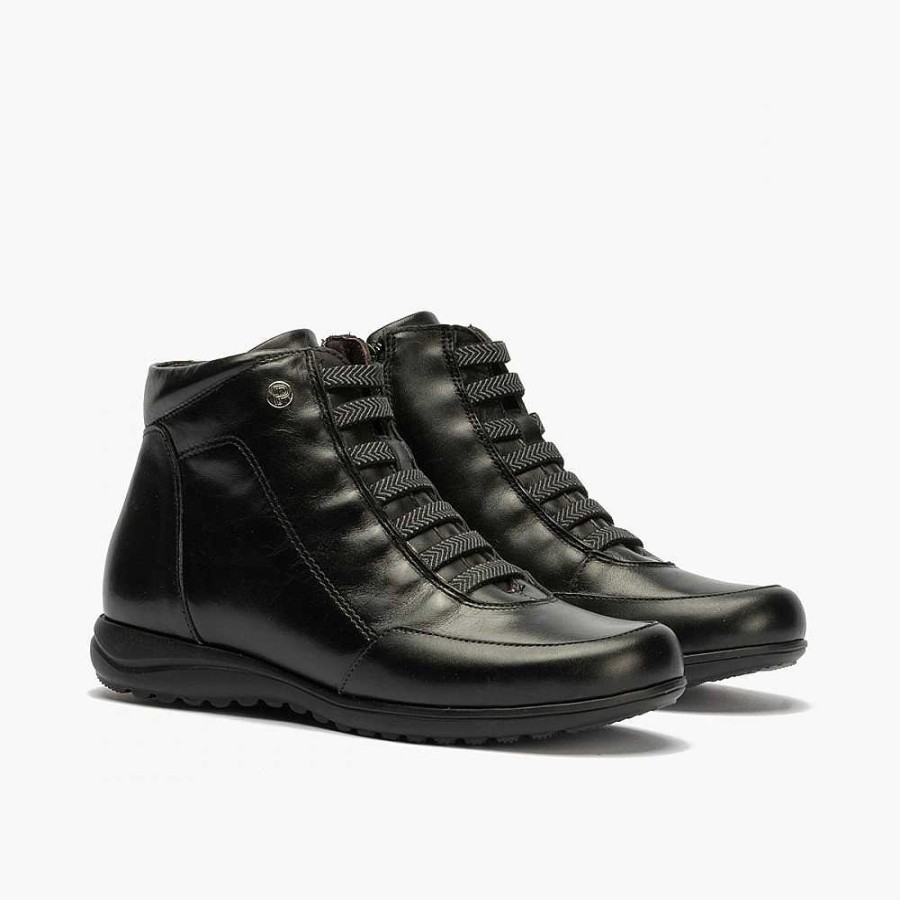 Women Calzaro Comfort|Casual|Boots and Ankle Boots Women|Low Boots and Ankle Boots | Women's Elastic Ankle Boots 2711 In Black