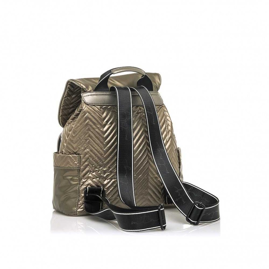 Women Calzaro Bags | Mochila 54963 Mujer Vanged Taupe