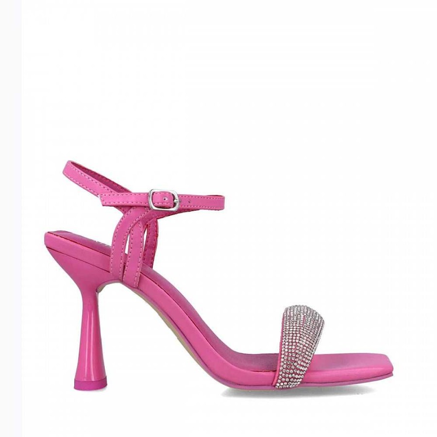 Women Calzaro Heeled shoes | Sandal 23796 Lynx Fuxia