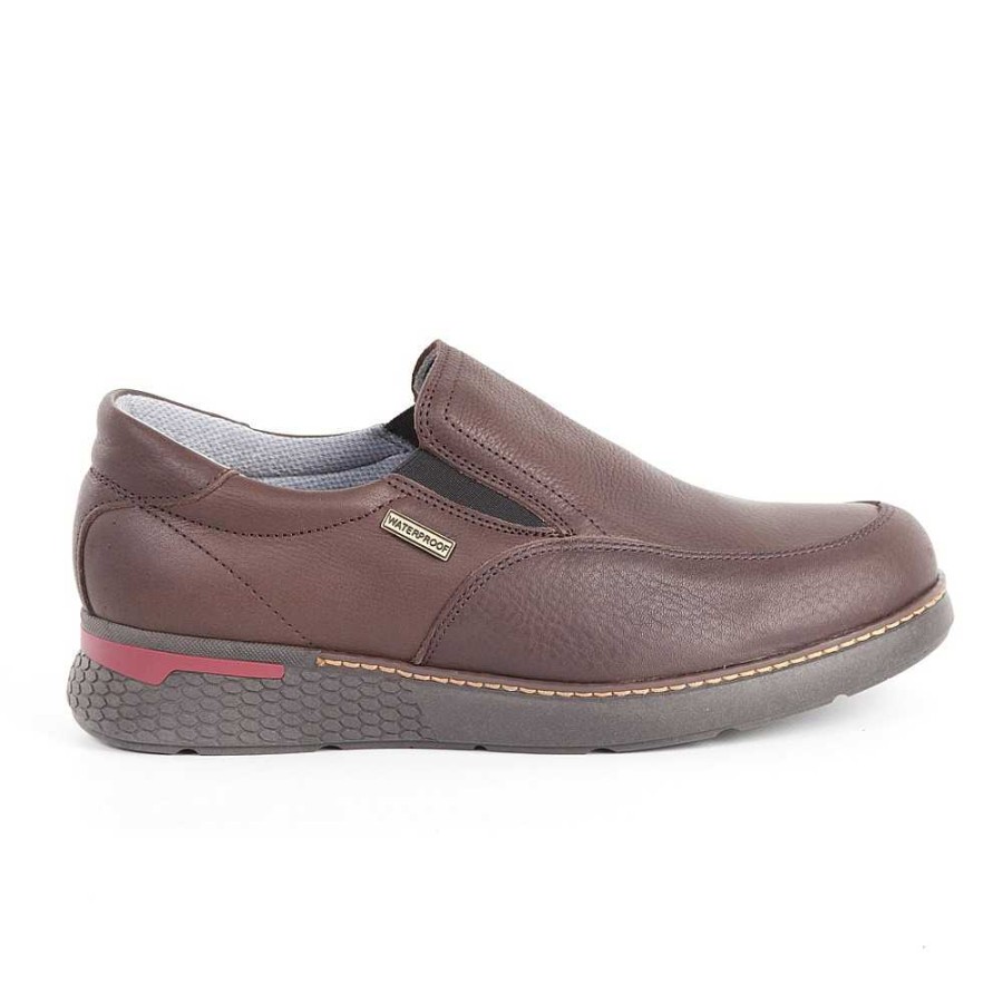 Men Calzaro Mocasines | Manoletina Mocasin Louis 2078 Hombre Marron