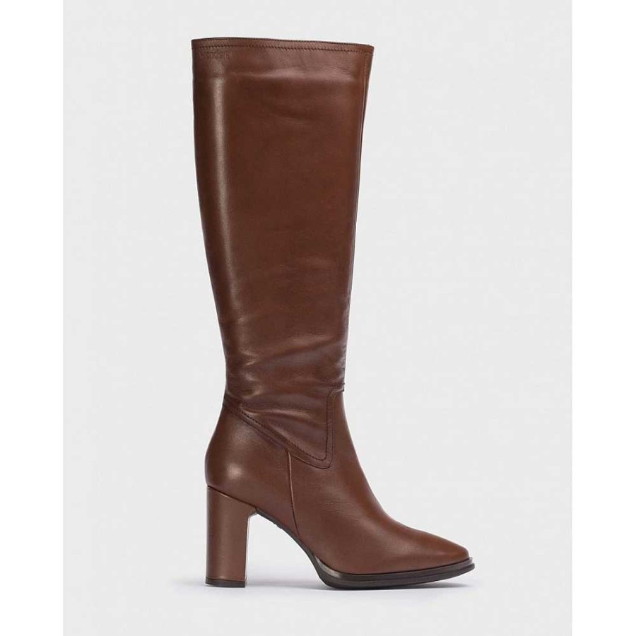 Women Calzaro High boots | Boot 5106 Clear Brown