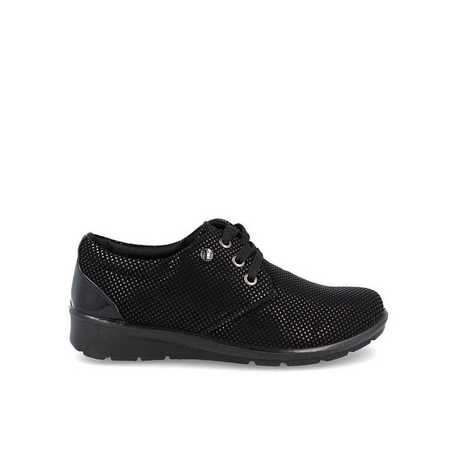 Woman Calzaro Comfort | Shoe Laces 16163 Black