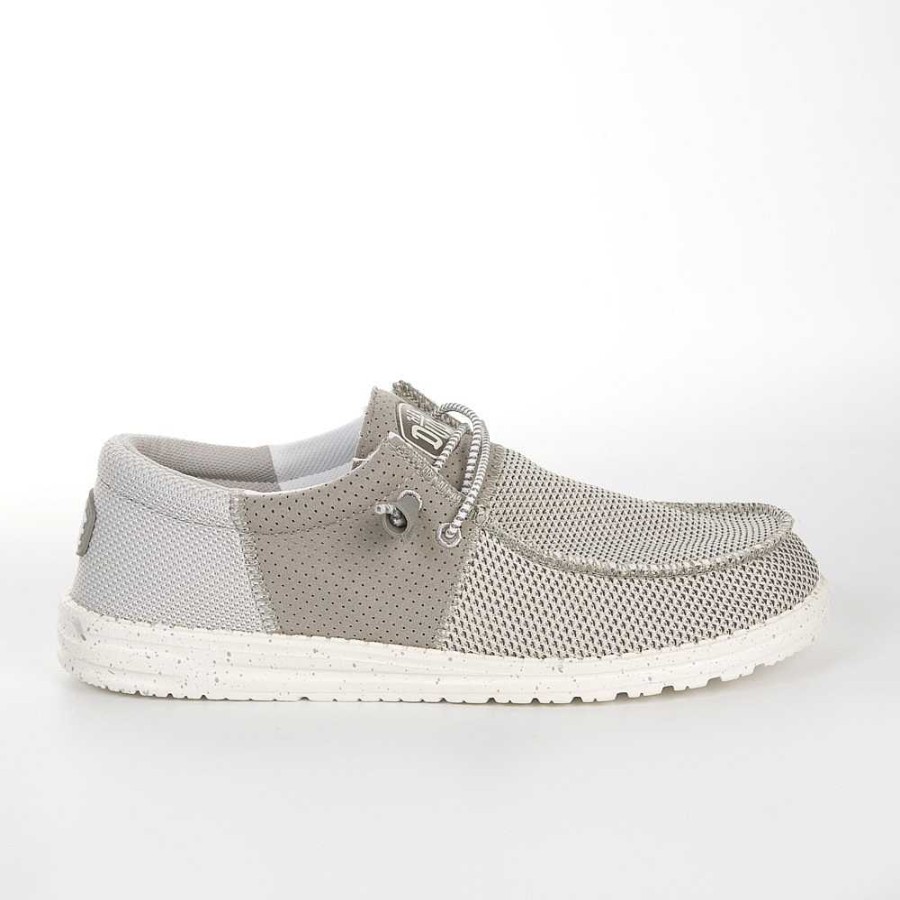 Men Calzaro Casual sneakers | Casual Lace-Up Sneaker 40037 Tri Ash Ash Gray