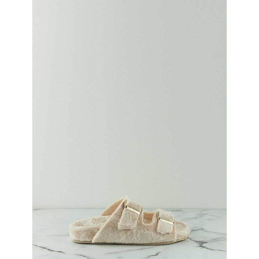 Woman Calzaro Slippers | Bio House Slippers 78785 Beige