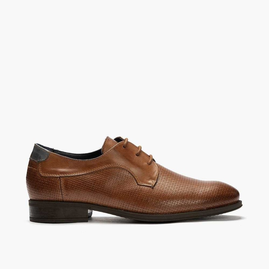 Men Calzaro Lace-up shoes | Blucher Men's Shoe With Laces 4810 Light Brown