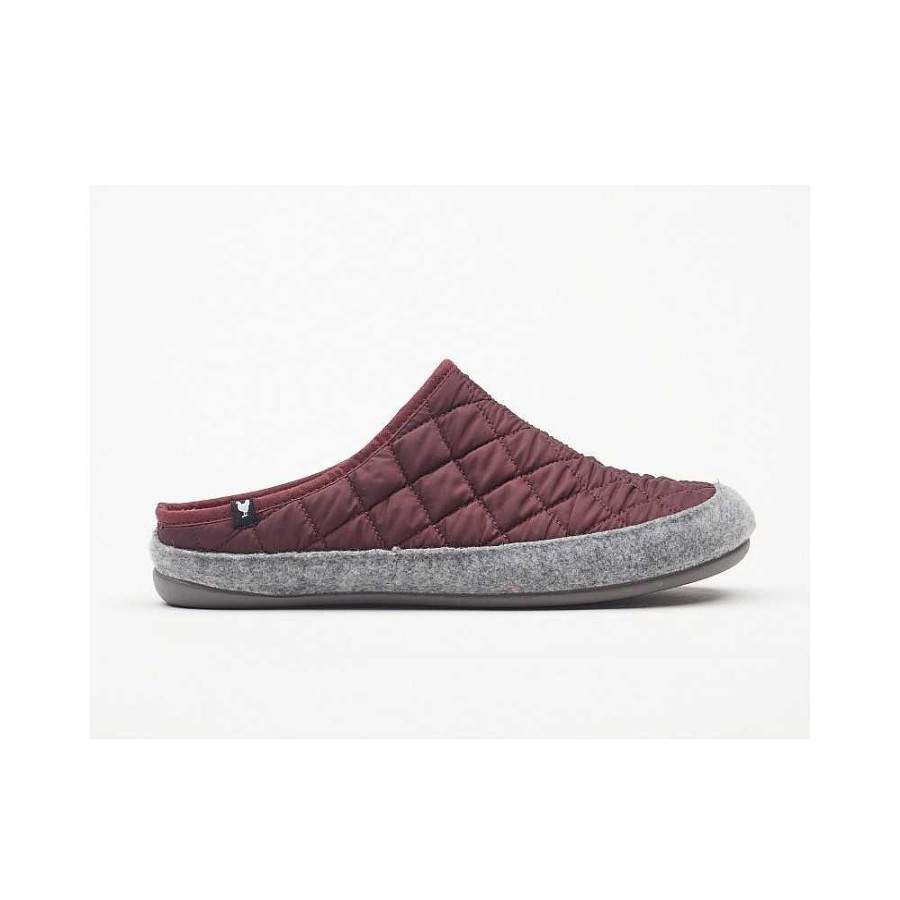 Woman Calzaro Slippers | Pitas Samy Bordeaux House Slippers