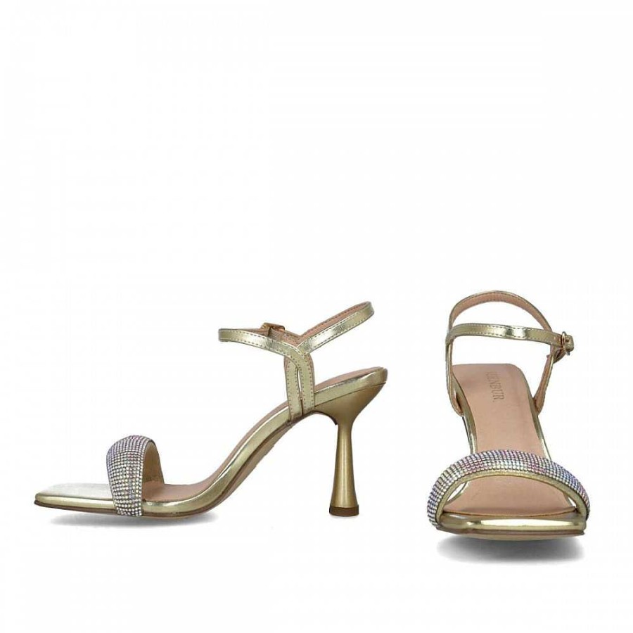 Women Calzaro Heeled shoes | Sandals 23800 Lyra Gold