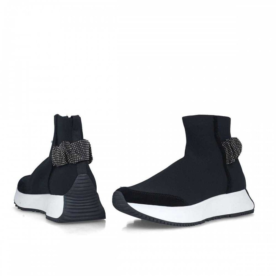 Women Calzaro Sneakers|Women's Boots and Ankle Boots | Boot Sneaker Cuna 24650 Aventino Black