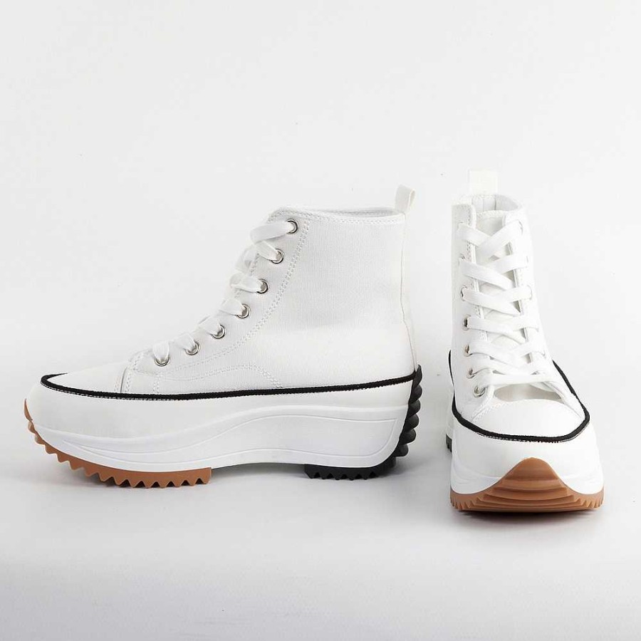 Women Calzaro Sneakers | Sports Boot 878 White