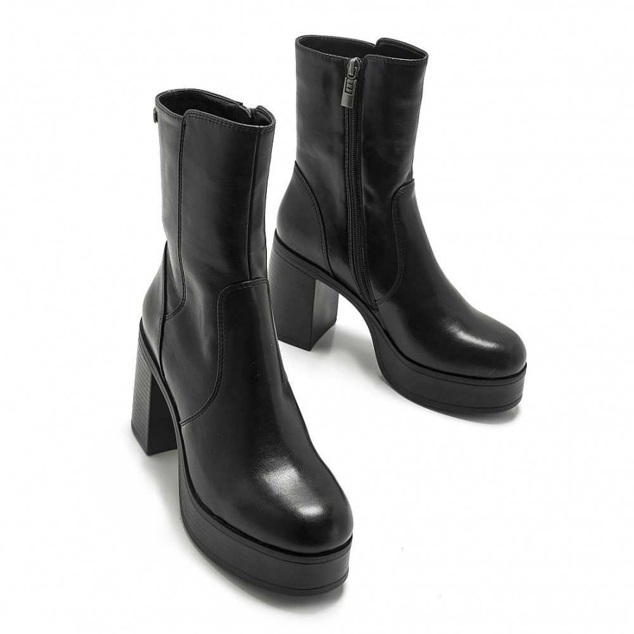 Women Calzaro Low boots and ankle boots | Sixties High Heel Ankle Boots 53562 Black