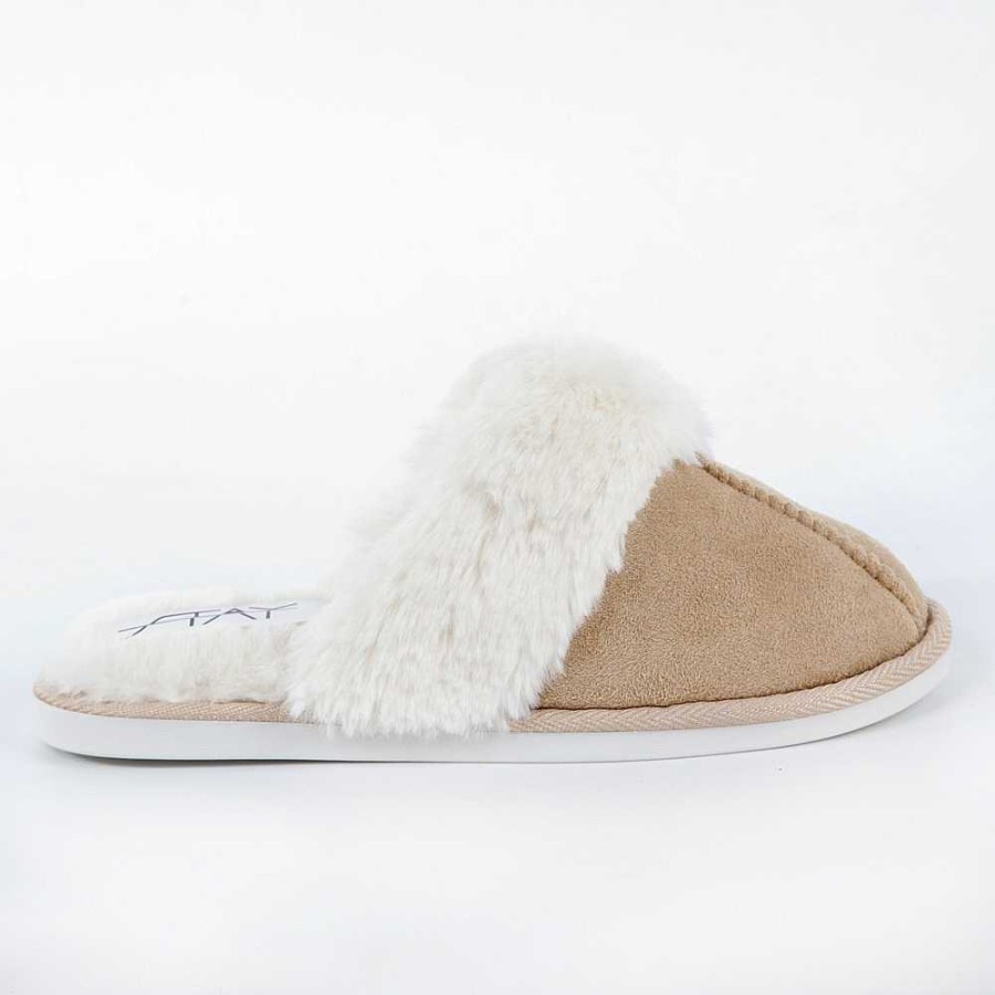 Woman Calzaro Slippers | Pantufla Casa Pelo 912 Beige