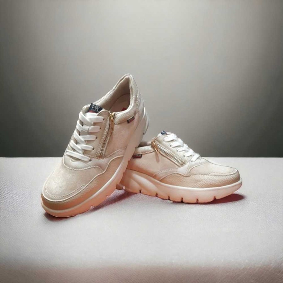 Women Calzaro Lace-up shoes|Sports shoes|Comfort|Casual | Zapato Sneaker Casual 515 Beige