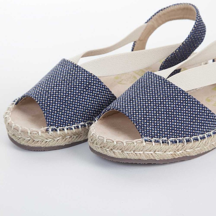 Women Calzaro Espadrilles | Cunina Jute Espadrille 682 Blue