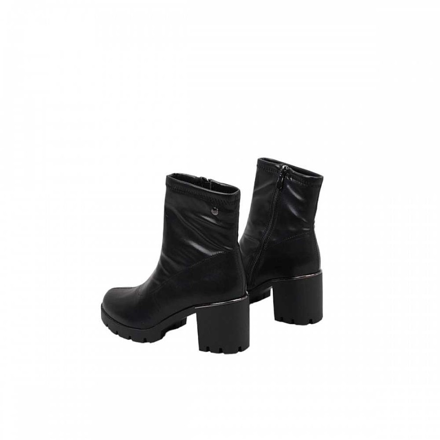 Women Calzaro Low boots and ankle boots | Booty Lycra Napa Heel 23261 Black