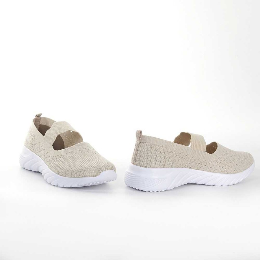 Women Calzaro Sneakers|Comfort | Women's Sports Shoes 105 Beige