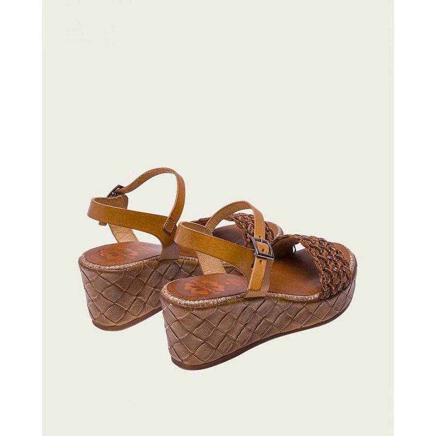 Women Calzaro Sandals | Hazelnut Leather Crib Sandal 2834 Salma.