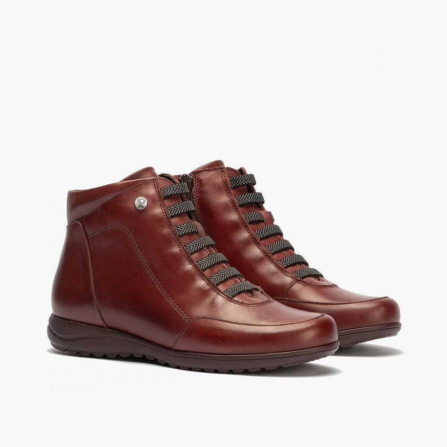 Women Calzaro Comfort|Casual|Boots and Ankle Boots Women|Low Boots and Ankle Boots | Women's Elastic Ankle Boots 2711 In Bordeaux