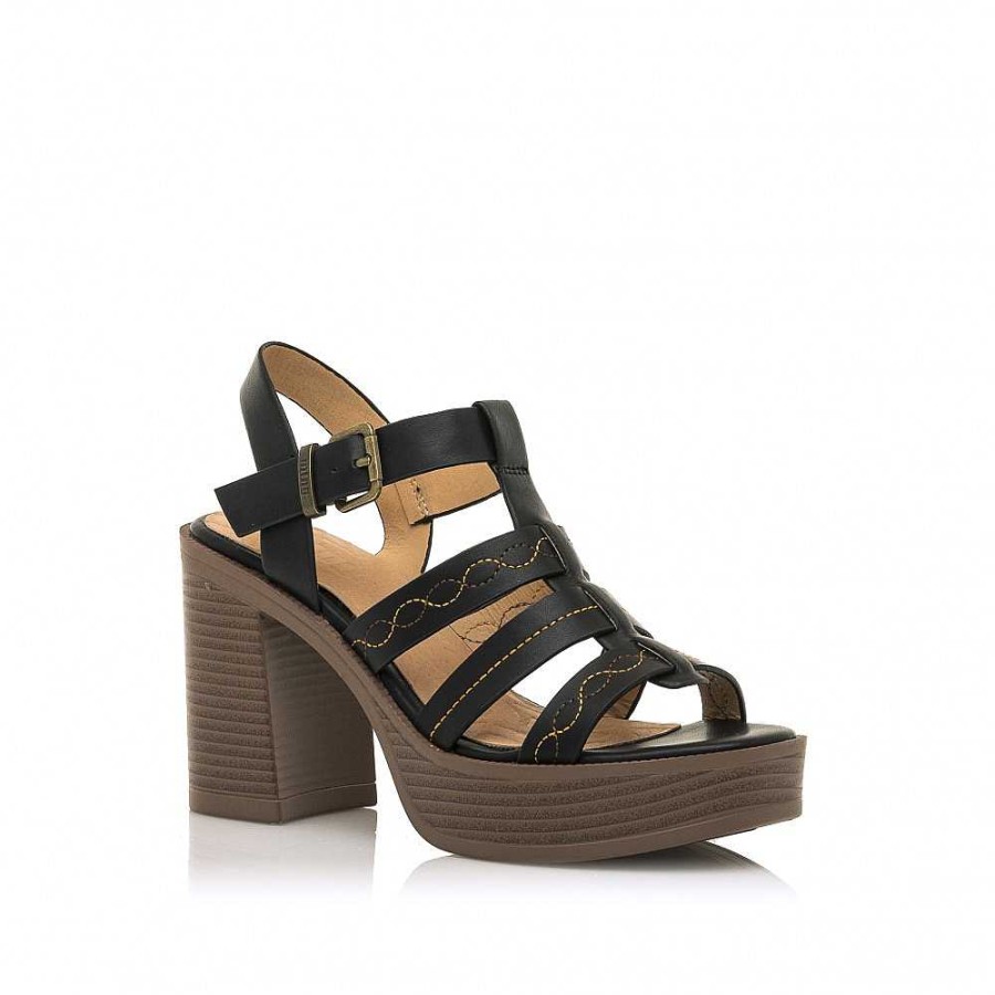 Women Calzaro Sandals | Sandal Tacon Sport New 67 53384 Black.