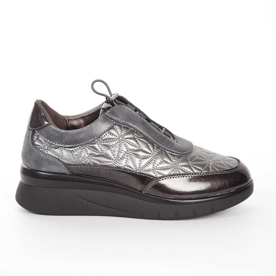 Women Calzaro Lace-up shoes|Loafers|Comfort | Crib Shoe 2511 Lead