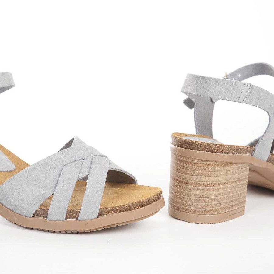 Women Calzaro Bios Sandals|Sandals | Soller Heeled Sandal 001 Lilac Methanol.