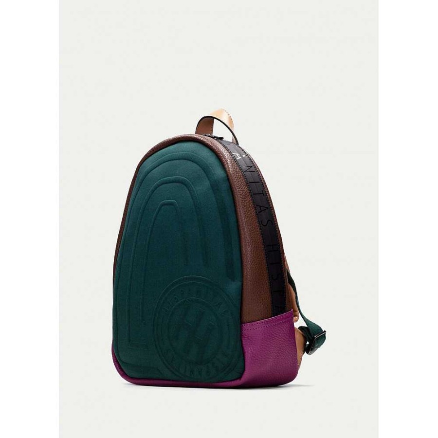 Women Calzaro Bags | Backpack 232946 Forest-Brown-Magenta