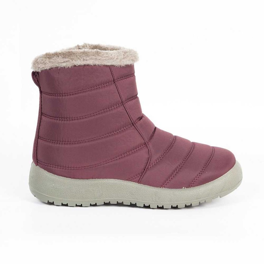 Women Calzaro Fur boots | Fur Boot 321 Burgundy