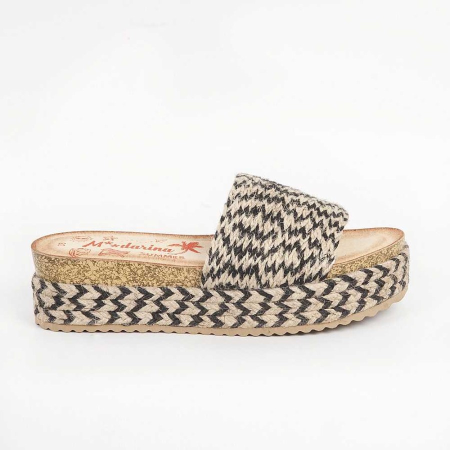 Women Calzaro Clogs|Sandals|Espadrilles | Esparto 268 Combi Cradle Sandal