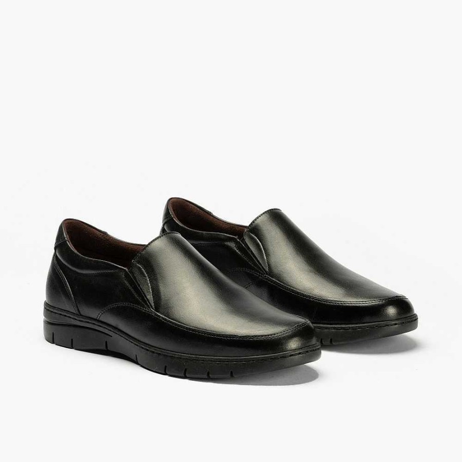 Men Calzaro Mocasines | Manoletina Zapato Mocasin 109 Men Black